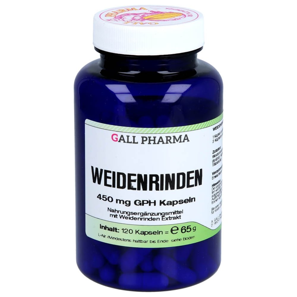 Weidenrinden 450 mg Gph Kapseln