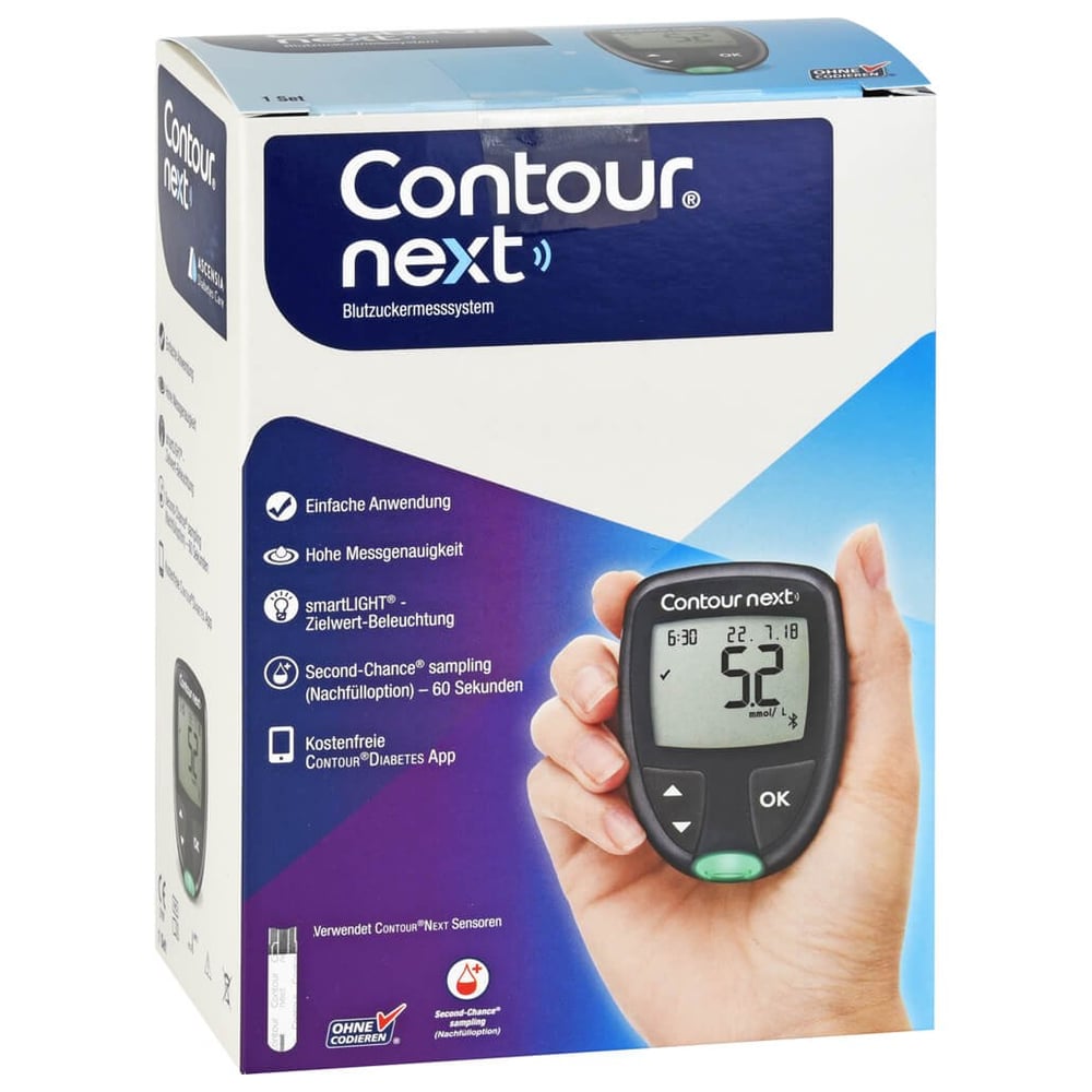 Contour Next Neu Set Blutzuckermessgerät mmol/l