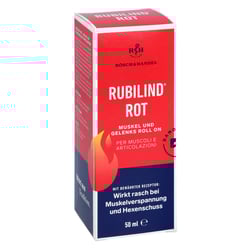 Rubilind rot Muskel und Gelenks Roll-on