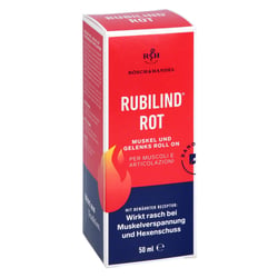 Rubilind rot Muskel und Gelenks Roll-on
