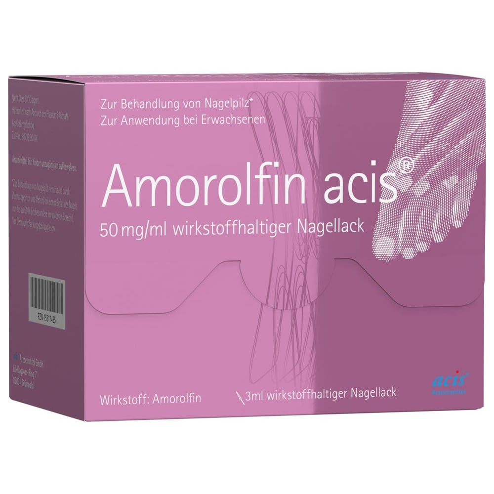 Amorolfin acis 50 mg/ml