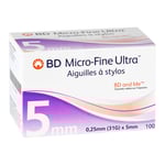 BD Micro-fine Ultra Pen-Nadeln 0,25x5 mm 31 G + Prisoma
