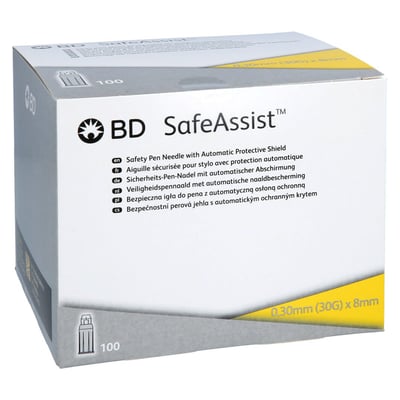 Bd Safeassist Sicherheits-Pen-Nadeln 30 G 8 mm