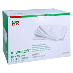 Vliwasoft Vlieskompressen steril 10x10 cm 6l. Avitamed