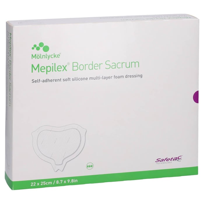 Mepilex Border Sacrum Schaumverb.haft.22x25 cm st.