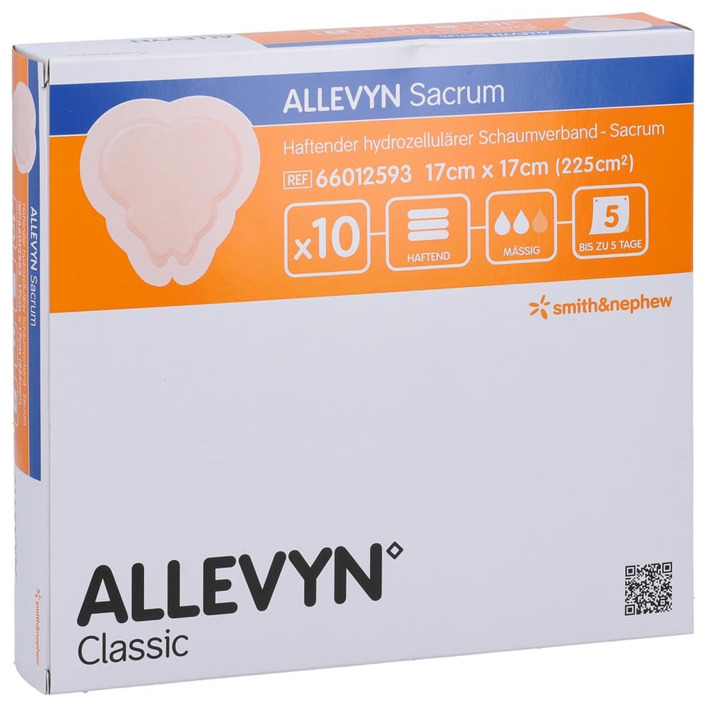 Allevyn Sacrum klein 17x17 cm Wundverband haftend EurimPharm