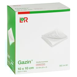 Gazin Mullkomp.10x10 cm steril 8fach B2B Medical