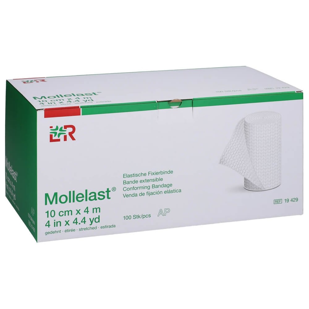 Mollelast Binden 10 cmx4 m weiß Ölose