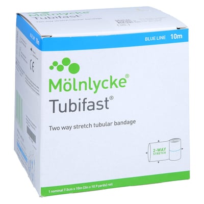 Tubifast 2-Way Stretch 7,5 cmx10 m blau