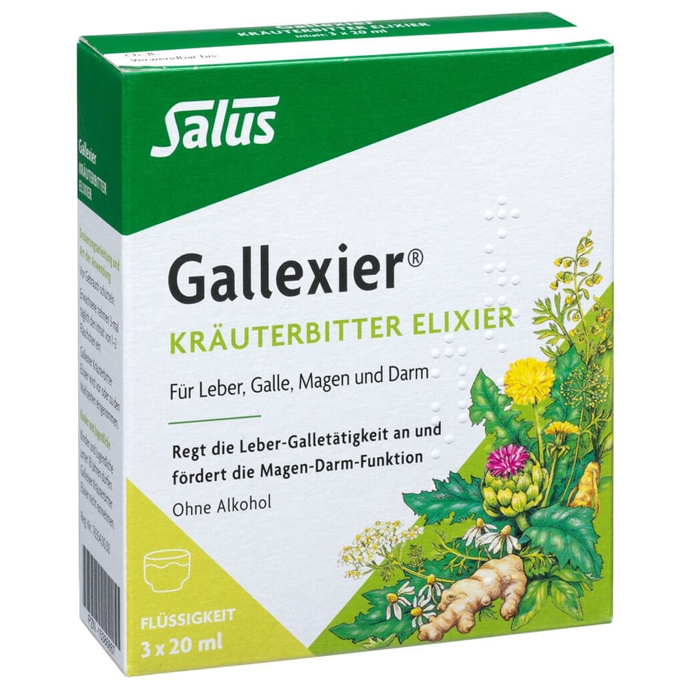 Gallexier Kräuterbitter Elixier Salus