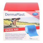 Dermaplast Quick Aid Schaumverband 6 cmx2 m blau