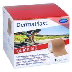 Dermaplast Quick Aid Schaumverb.6 cmx2 m hautf.