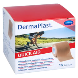 Dermaplast Quick Aid Schaumverband 6 cmx2 m hautf.