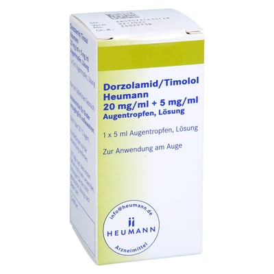 Dorzolamid/Timolol Heumann 20 mg/ml + 5 mg/ml