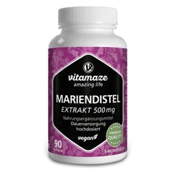 Mariendistel 500 mg Extrakt hochdosiert vegan