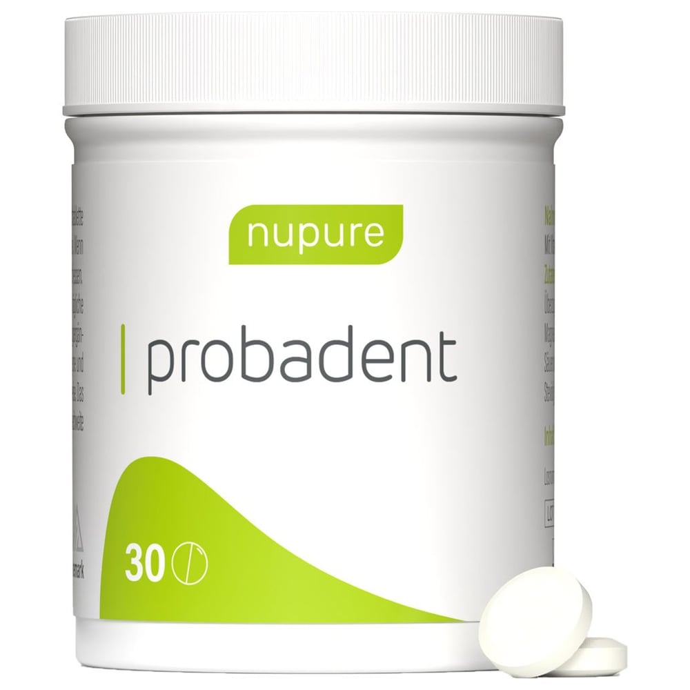Nupure probadent Probiotikum bei Mundgeruch Lut.