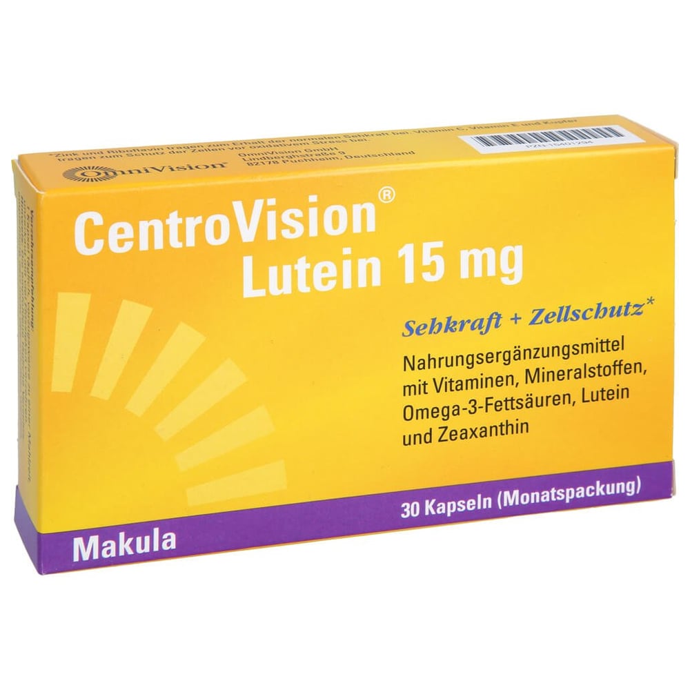 Centrovision Lutein 15 mg Kapseln