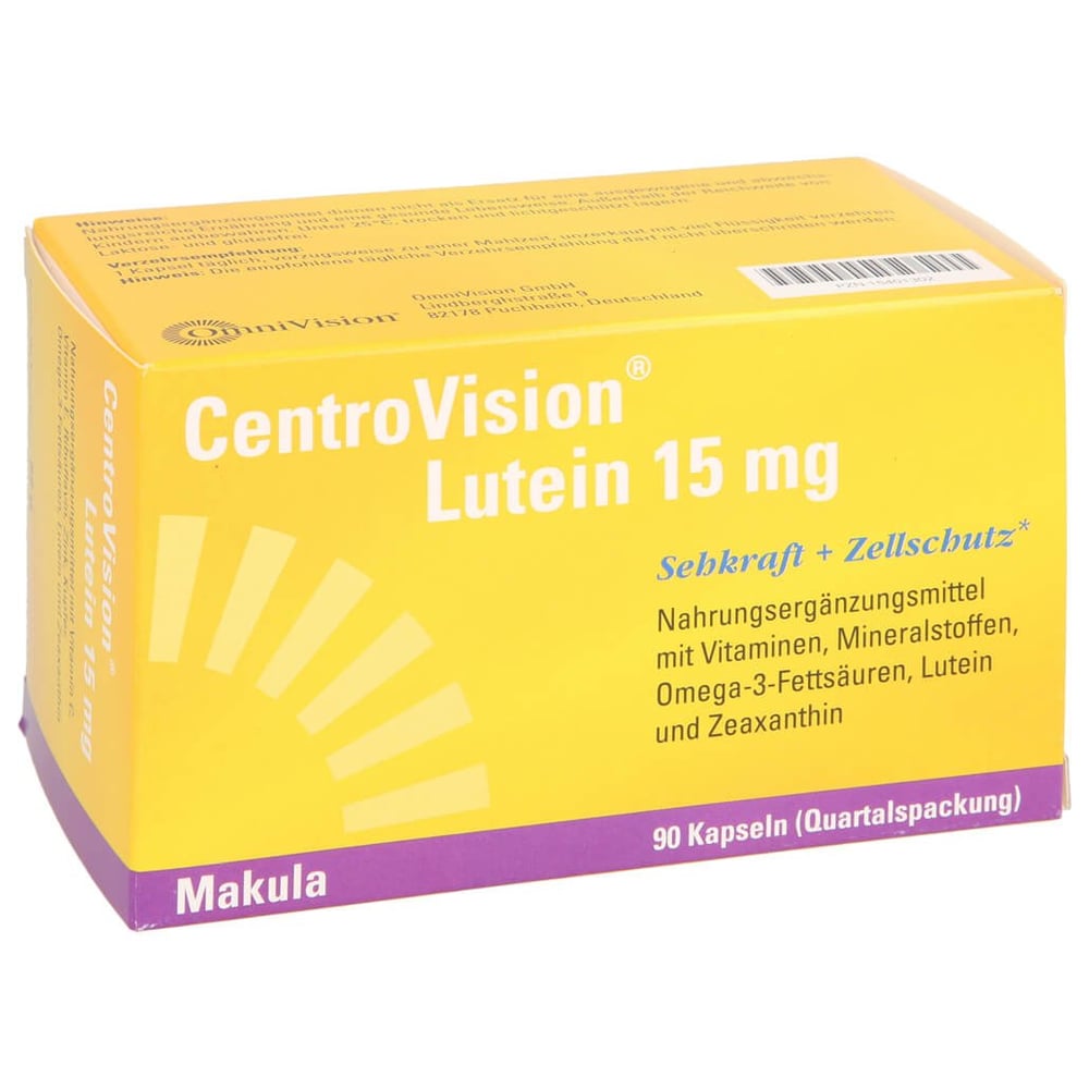 Centrovision Lutein 15 mg Kapseln