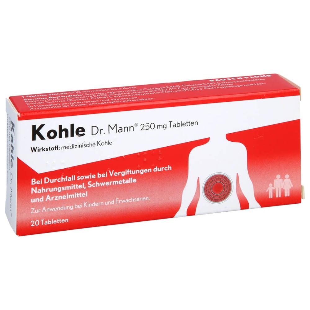 Kohle Dr. Mann 250 mg