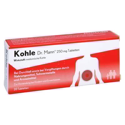Kohle Dr. Mann 250 mg