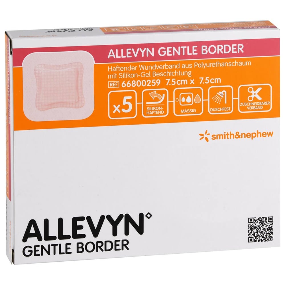 Allevyn Gentle Bor 7.5x7.5