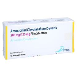 Amoxicillin/Clavulansäure Devatis 500 mg/125 mg