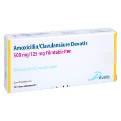 Amoxicillin/Clavulansäure Devatis 500 mg/125 mg
