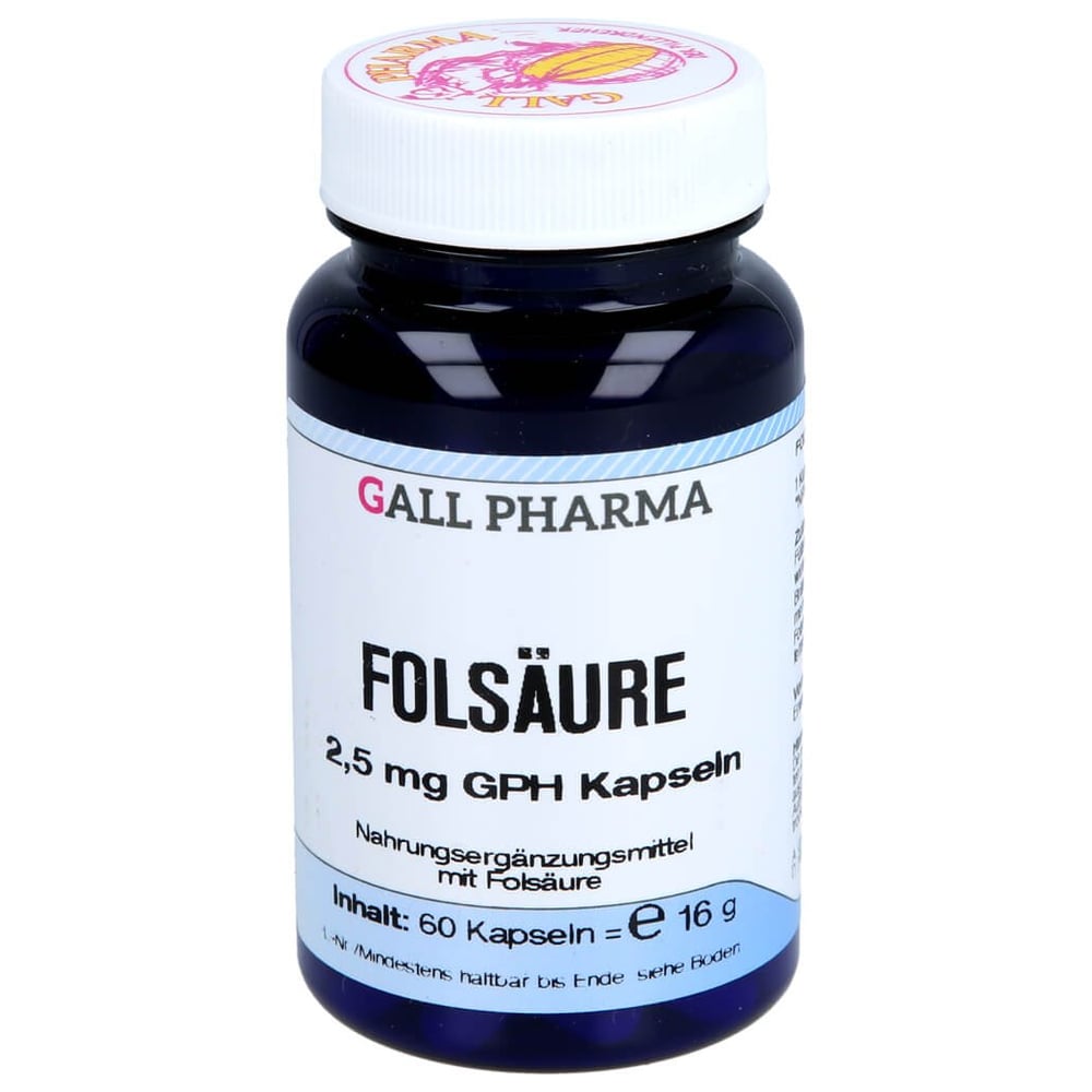 Folsäure 2,5 mg GPH Kapseln
