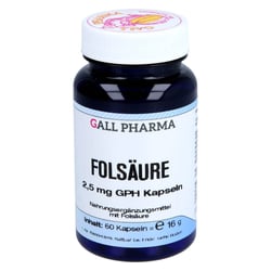 Folsäure 2,5 mg GPH Kapseln