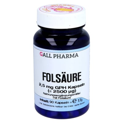 Folsaeure 2,5 mg Gph Kapsel Produktbild 1