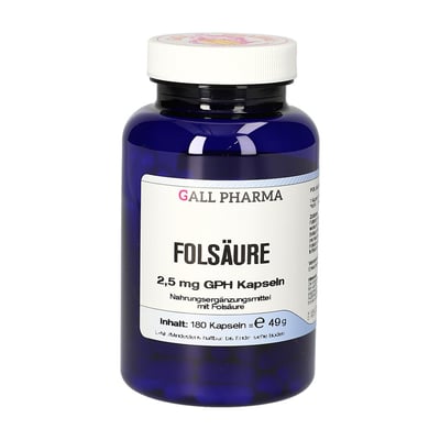 Folsäure 2,5 mg GPH Kapseln