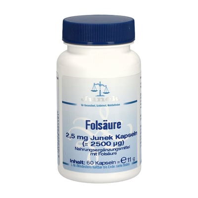 Folsaeure 2,5 mg Jun Kapsel Produktbild 1