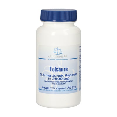 Folsaeure 2,5 mg Jun Kapsel Produktbild 1
