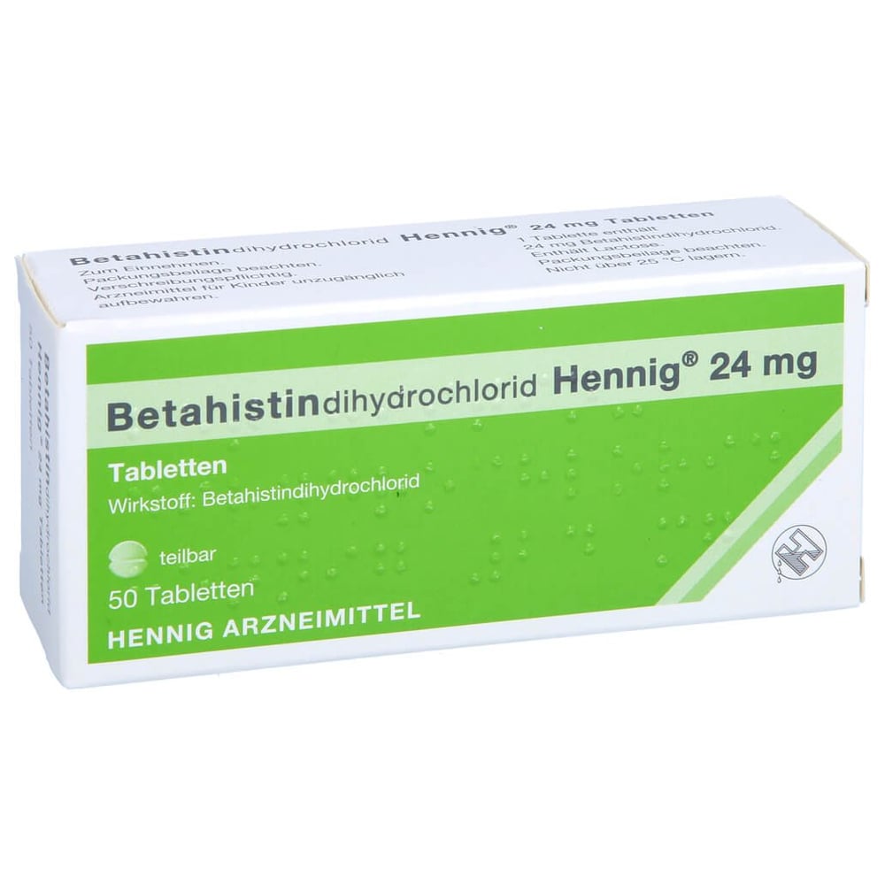 Betahistindihydrochlorid Hennig 24 mg Tabletten