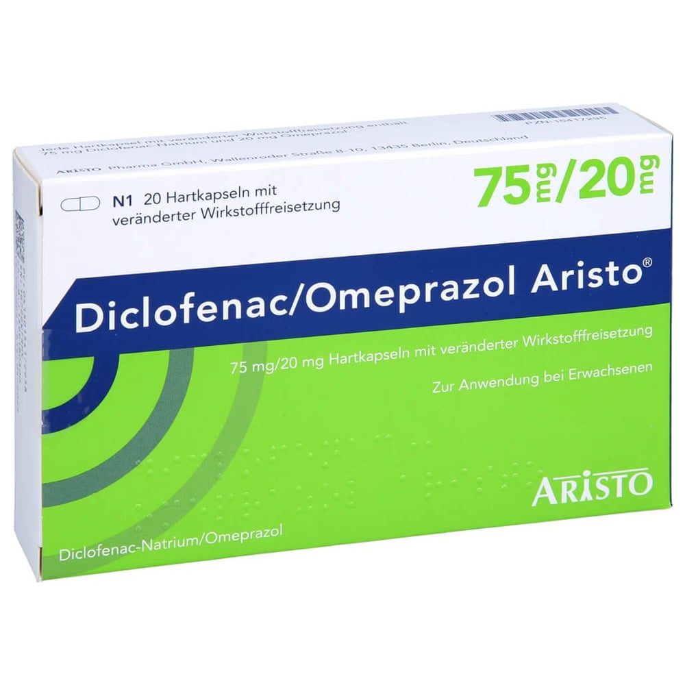 DICLOFENAC/Omeprazol Aristo 75 mg/20 mg HVW
