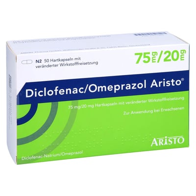 DICLOFENAC/Omeprazol Aristo 75 mg/20 mg HVW