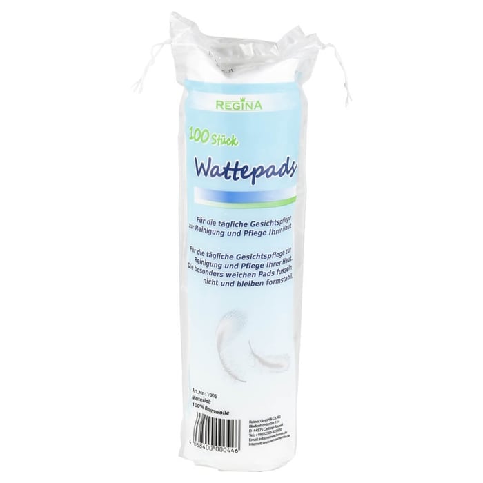 Wattepads rund 100% Baumwolle Regina