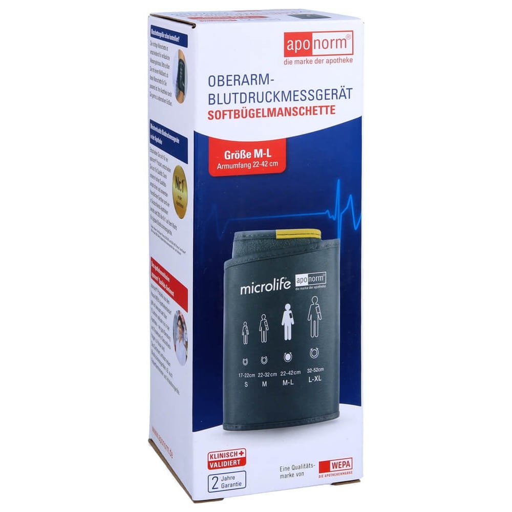 Aponorm Oberarm-Softmanschette Gr. M-L 22-42 cm