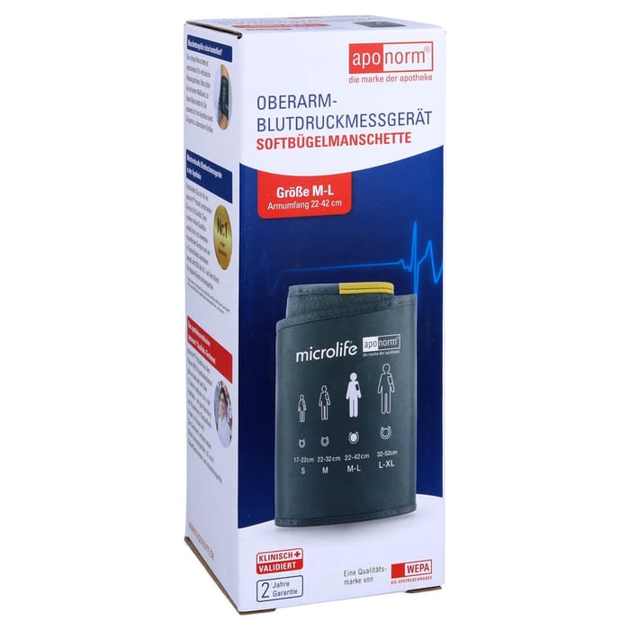 Aponorm Oberarm-Softmanschette Gr. M-L 22-42 cm