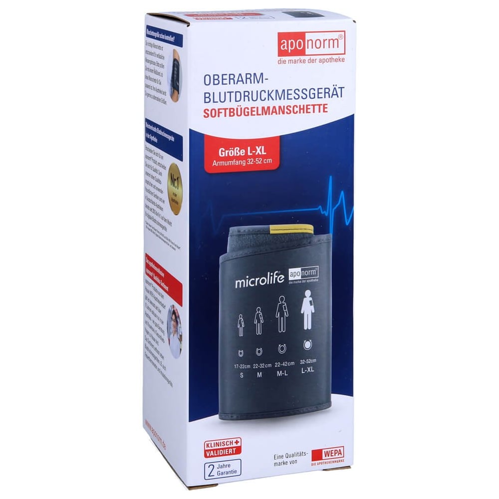 Aponorm Oberarm-Softmanschette Gr. L-XL 32-52 cm