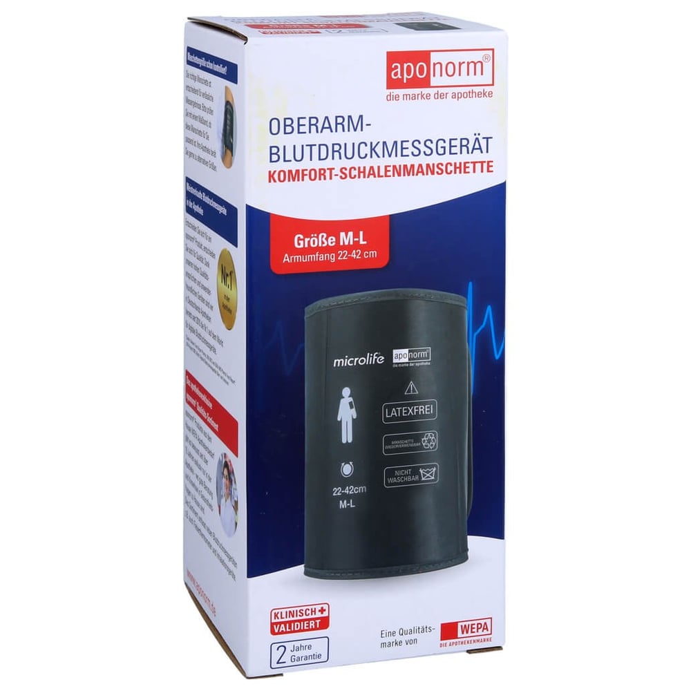 Aponorm Oberarm-Schalenmanschette Gr. M-L 22-42 cm