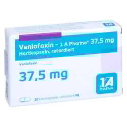 Venlafaxin - 1 A Pharma 37.5 mg Hartkapseln retard