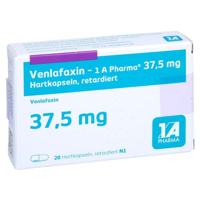 Venlafaxin - 1 A Pharma 37.5 mg Hartkapseln retard