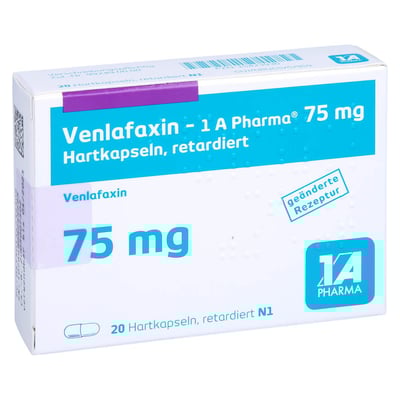 Venlafaxin - 1 A Pharma 75 mg Hartkapseln retard