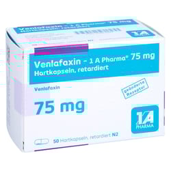 Venlafaxin - 1 A Pharma 75 mg Hartkapseln retard