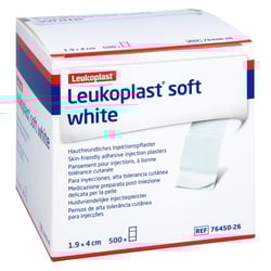 Leukoplast soft white Injekt. Strips 19 x 40mm