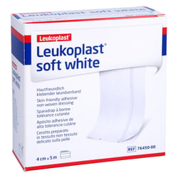 Leukoplast soft white Pflaster 4 cm x 5m Rolle