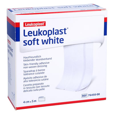 Leukoplast soft white Pflaster 4 cm x 5m Rolle
