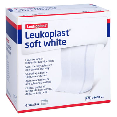 Leukoplast soft white Pflaster 6 cm x 5m Rolle