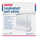 Leukoplast soft white Pflaster 8 cm x 5m Rolle